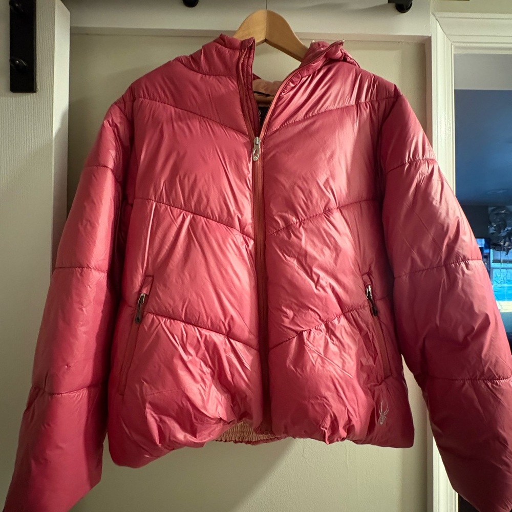 Elegant Pink Puffer Jacket for Women